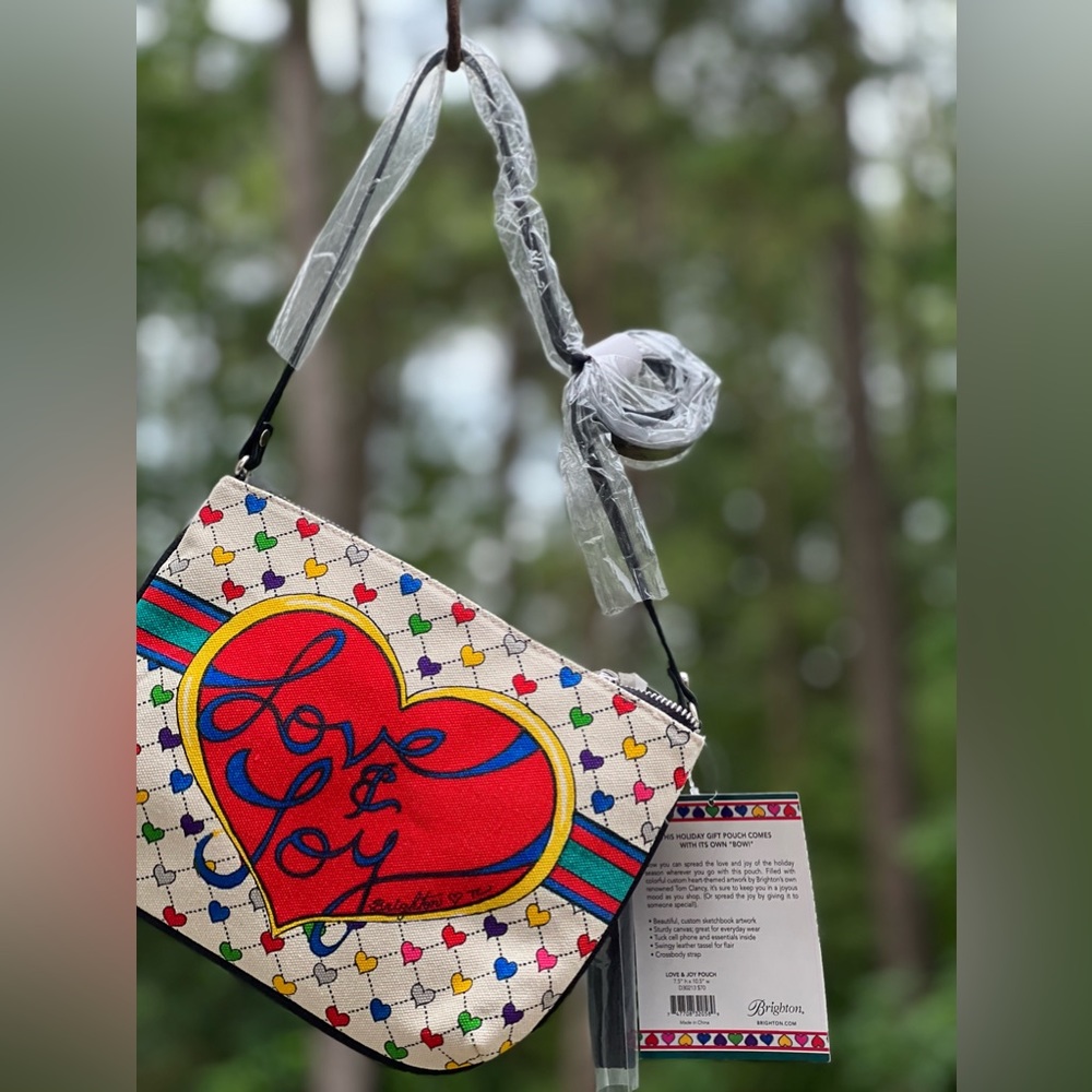 Brighton Love & Joy crossbody. New with tags. 7 1/2  x 10 1/2
